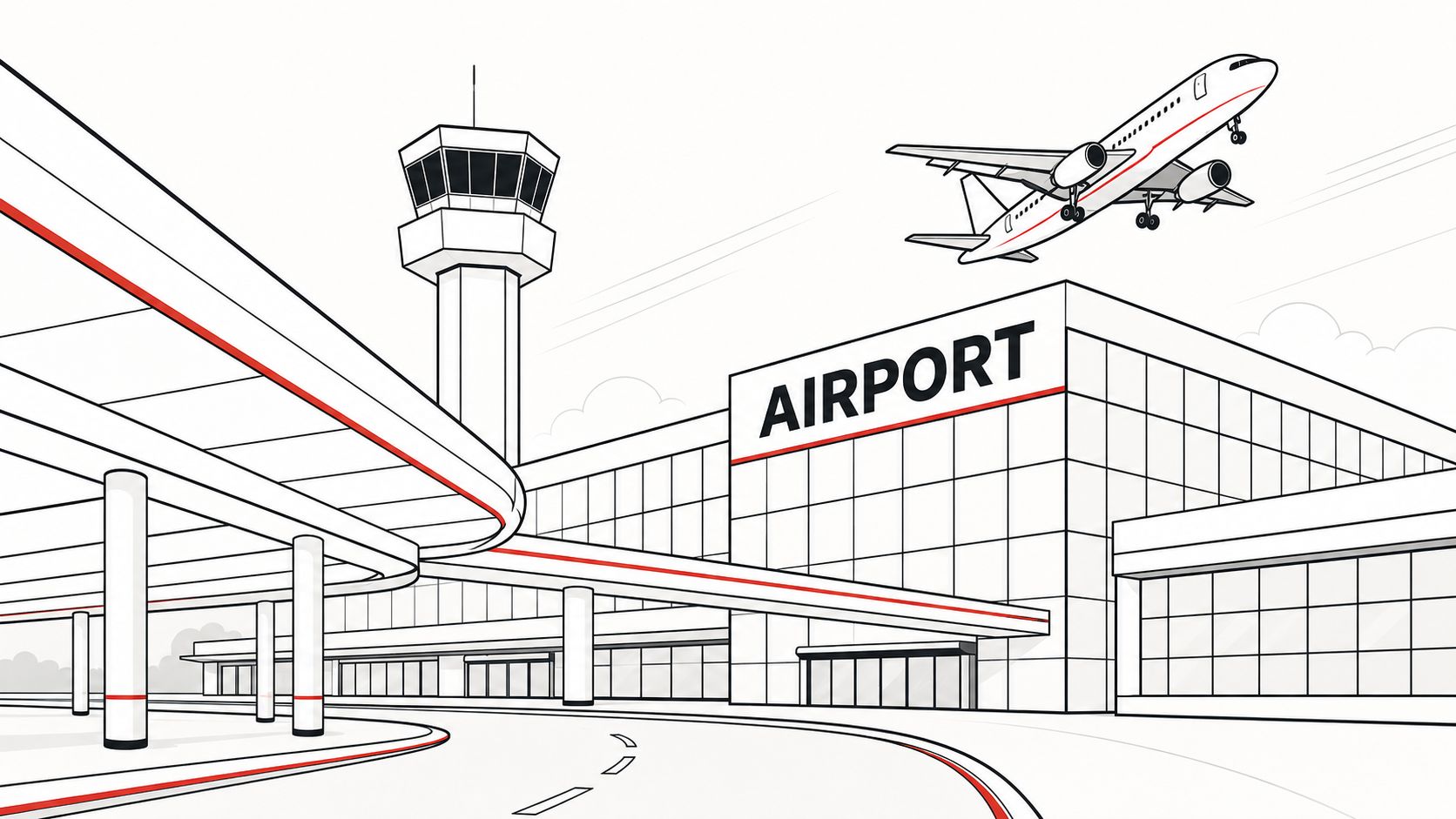 Airport drawing