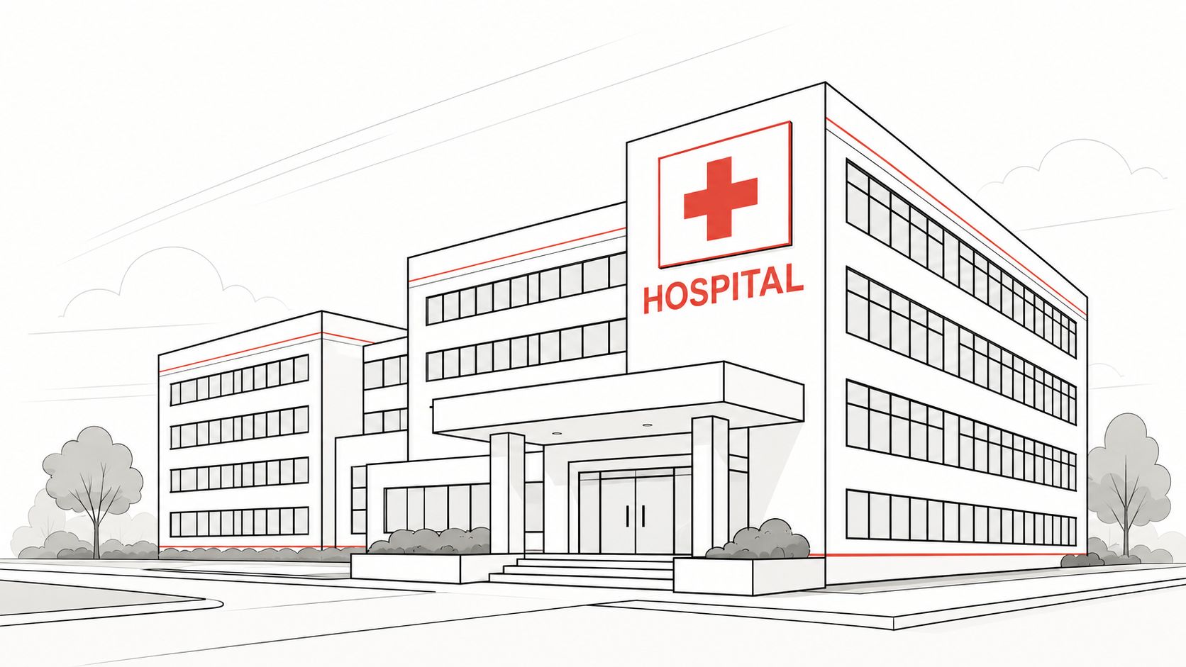 Hospital drawing
